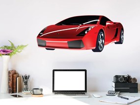 Lamborghini Gallardo textilní prelepiteľná nálepka na stenu 50 × 21 cm