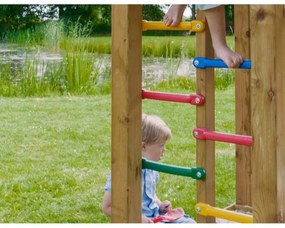 Ihrisko Jungle Palace so šmykľavkou a modulom 2-Swing Frame 2.0