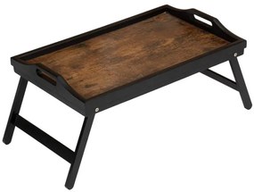 Podnos AURELIA RUSTIC čierny / hnedý