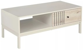 Konferenční stolek Frost 100 cm krémový/alpský dub