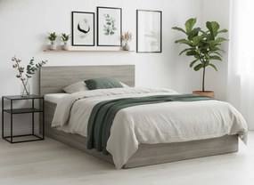 Posteľ SOFIA 160 x 200 cm, dub hľuzovka Rošt: S latkovým roštom, Matrac: Matrac COCO MAXI 20 cm