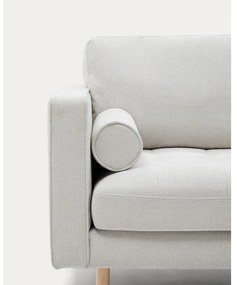 Ženilková pohovka sivobéžová 222 cm Debra – Kave Home