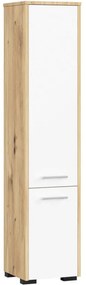 Kúpeľňová skrinka FIN 30 2D dub artisan / biela