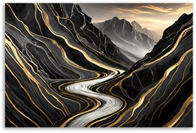 Gario Obraz na plátne Abstraktná krajina Rozmery: 120 x 80 cm