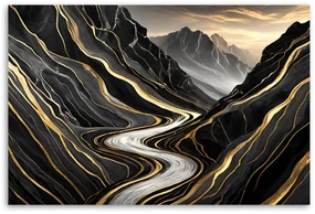 Gario Obraz na plátne Abstraktná krajina Rozmery: 120 x 80 cm