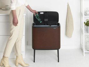 Odpadkový kôš Bo Touch Bin 11 l + 23 l čierny matný