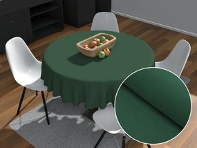 Biante Dekoračný okrúhly obrus BKS-412 Zelený Ø 120 cm