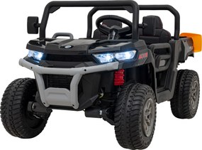 Ramiz Detské auto Pick-Up Speed 900 čierne + pohon 4x4 + pohyblivá korba