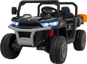 Ramiz Detské auto Pick-Up Speed 900 čierne + pohon 4x4 + pohyblivá korba
