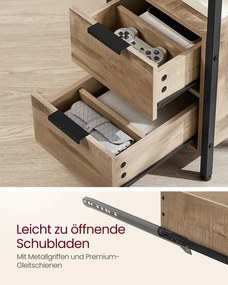 Príručný stolík so zásuvkami LET325K01