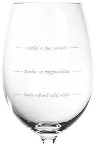Pohár Celý večer 0,45 l víno 1 ks