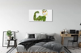 Obraz canvas Znak so zeleninou 120x60 cm