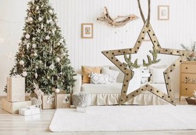 Vianočná dekorácia KL-21X12 hnedá (2 ks)