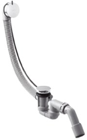 Hansgrohe Flexaplus S, vaňová odtoková a prepadová súprava, chrómová, HAN-58150000
