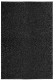 Rohožka, prateľná, čierna 120x180 cm