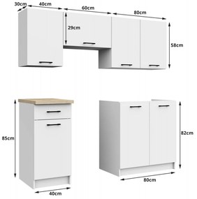 Kuchynská zostava Olivia 180