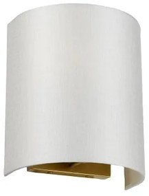 Elstead DL-COOPER-S-IV-AB - Nástenné svietidlo COOPER 1xE27/60W/230V zlaté