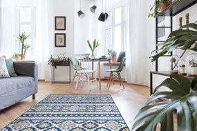 Koberec štrukturálny BOTANIC 65252 Boho - granát