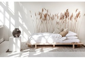 Dvojlôžková posteľ z borovicového dreva s roštom 180x200 cm Japan – Karup Design