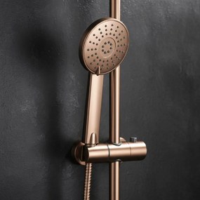 Rea Luis - sprchový set s vaňovým výtokom, medená matná, REA-P7156
