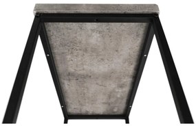 Tempo Kondela Príručný stolík, čierna/betón, TENDER