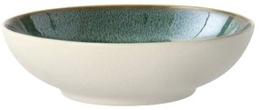 Biela/zelená miska z kameniny 900 ml Gastro White/Green – Bitz