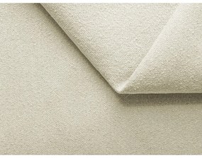 Krémovobiela pohovka z textílie buklé 190 cm Ailani – Makamii