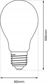 LED žiarovka Bogo A60 neutrálna biela