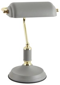 Zuma Line A2048-GR - Stolná lampa ROMA 1xE27/40W/230V šedá ZL0599