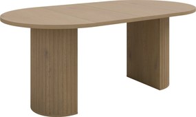 Rozkladací jedálenský stôl Ovalina (dub). Vlastná spoľahlivá doprava až k Vám domov. 1147920