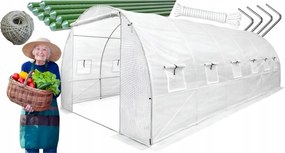 Fóliovník 3x6m biely