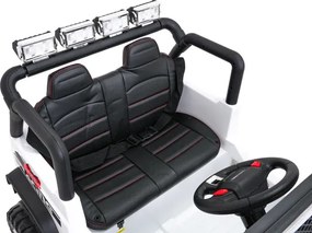 Elektrické autíčko Jeep BEAST 4x4 biele