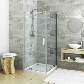 Roth Štvorcový alebo obdĺžnikový sprchový kút GDO1N+GDO1N - bez vaničky ROTH-Variant: šírka prvých dverí: 110 cm, šírka druhých dverí: 120 cm, orient…