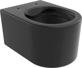 Mexen Sofia Rimless závesná wc misa, čierna matná, 3354XX85