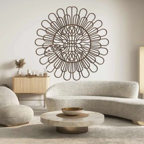 Drevený obraz Mandala Ryba | Vyrezávaná 3D dekorácia na stenu | SENTOP HDF0348