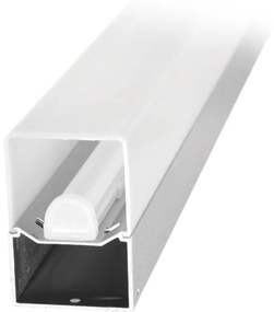 ECOLITE LED osvetlenie nad zrkadlo do kúpeľne ALBA, 4000K, 90cm, strieborné