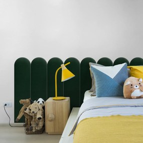 Zástena za posteľ - Oblúk - 20x80cm Farba: Fľaškovo zelená, Rozmer: 20x80