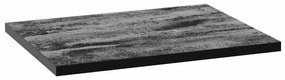 Kúpeľňová doska Uni F60 čierny betón