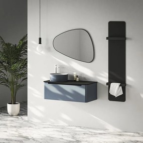 Sapho Sapho, PREMIO kompozitná doska 102x1,2x48,5cm, čierna mat, PRE100-3535