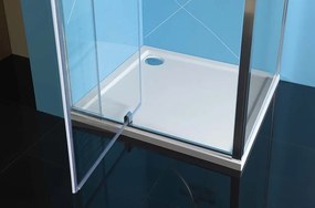 Polysan EASY, 3-stenový sprchový kút 800-900x900mm, pivot dvere L/P varianta, číre sklo, EL1615EL3315EL3315