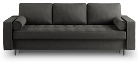 Tmavosivá rozkladacia pohovka Milo Casa Santo