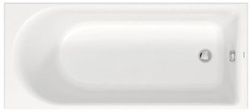 DURAVIT D-Neo akrylátová pravouhlá vaňa, odtok zboku, 1600 x 700 x 485 mm, biela, 700472000000000