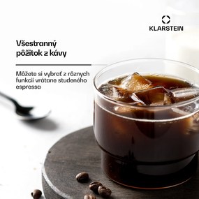 Klarstein SteelPresso Touch kávovar s portafiltrom, Dotykový displej, 20 bar, Nehrdzavejúca oceľ
