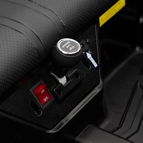 Ramiz Detská pretekárska bugina na batérie 5 Čierna + motory 2x200W + diaľkové ovládanie + zvuková LED dióda + pomalý štart