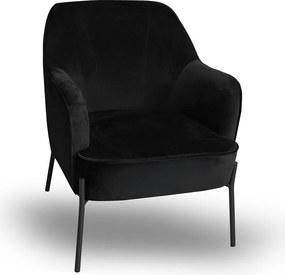 Kreslo Bob WX-2924 Black Velvet 19