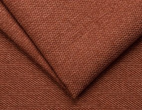 Rohová sedacia súprava Scala, hrdzavá látka, pravý roh