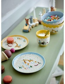 Žltá/krémová detská miska z kameniny ø 13,5 cm Celebrate – Bloomingville Mini