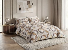 Obliečky z mikrovlákna CIRELLO hnedo-sivé Rozmer obliečky: 70 x 90 cm | 140 x 220 cm