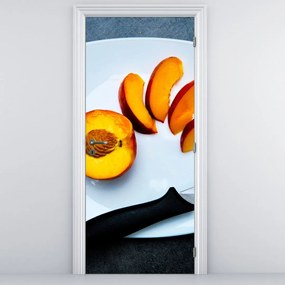 Fototapeta na dvere - Broskyňa (95x205cm)