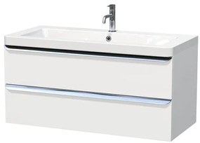 Kúpeľňová skrinka s umývadlom Naturel Pavia 105x53x49 cm biela mat PAVIA3105ZCR, 1 ks